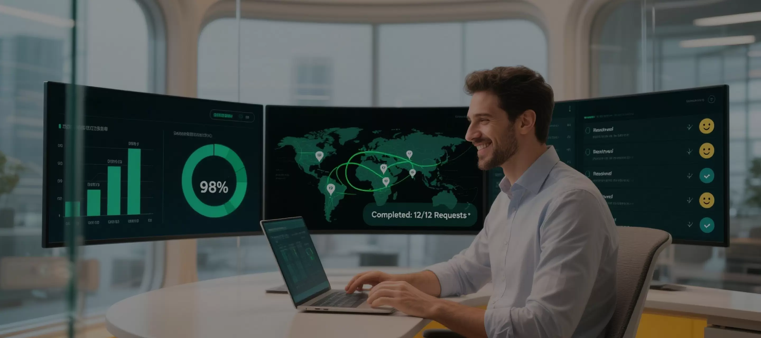 Publisher performance insights with monthly business intelligence reports